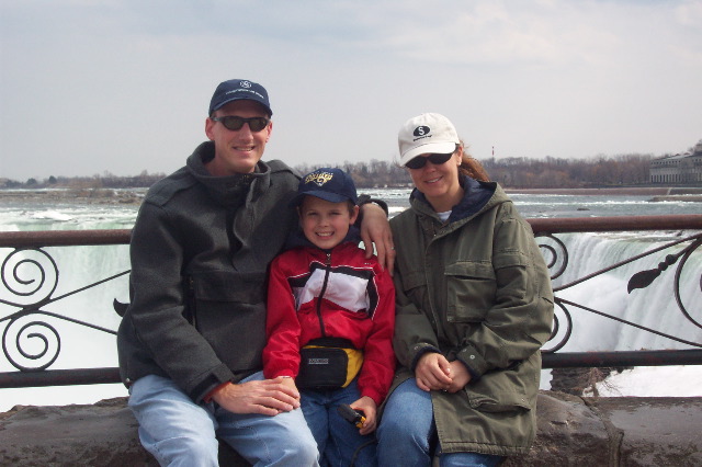 Family at the Falls