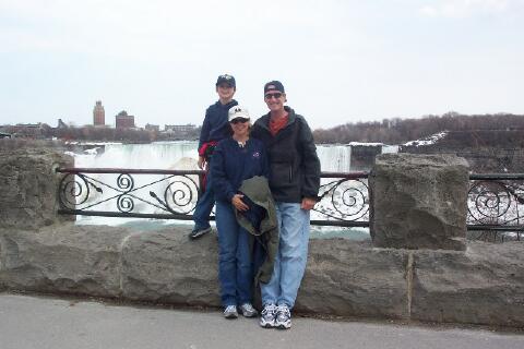 Three of us at AMerican Falls